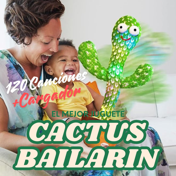 CACTUS BAILARIN + CARGADOR USB + 120 CANCIONES PRE-GRABADAS | ENVIOS GRATIS X HOY