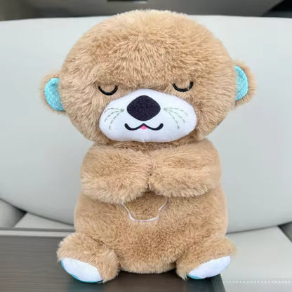 Peluche Nutria que respira para dormir + E-book "Consejos para el buen descanso de bebé"